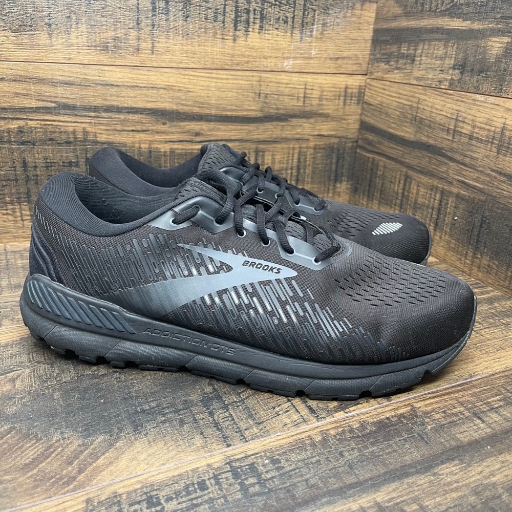 Brooks Addiction GTS Men's 15 Extra Wide 4E Running Shoes Black